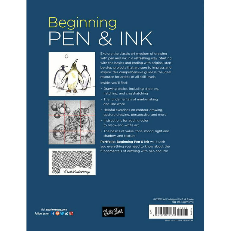 9 Easy Pen and Ink Techniques for Beginners