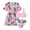 Z1 Pink, variant on REDARER Girls 3 Piece Tropical Bathing Suits Cute Bikini Swimsuit with Cover Up,Girls Swimsuit,6-7 Years