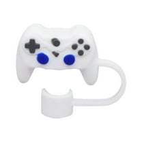 1pcs Straw Covers Cap Compatible with Stanley 20 30&40 oz Tumbler Cups Straw Topper fits 0.4In Reusable Straws,Balls Baseball Basketball Soccer BPA Free Silicone Straw Tips Lids