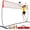 Black & Red - 20ft Net Set, variant on Zealfeel 12ft Volleyball Net Set: Height Adjustable Freestanding Training Net for Backyard & Outdoor Use. Includes All Accessories and Carry Bag