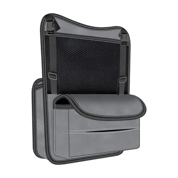 funtasica Organisateur de Siège Arrière de Voiture Porte-Sac à Main Multifonctionnel Poche en Maille Gris