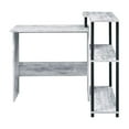 thumbnail image 4 of Levi Antique White & Black Finish Writing Desk, 4 of 7