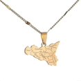 thumbnail image 1 of Stainless Steel Map of Sicilia Necklace Pendants Sicilia Fashion Women Charm Jewelry_c*, 1 of 5