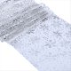 thumbnail image 1 of 2 rollos de camino de mesa navideño con copos de nieve de 28 x 274 cm y lentejuelas brillantes para fiestas, cumpleaños y bodas. Plateado., 1 of 7