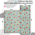 thumbnail image 5 of Pioneer Flower Floral Print Pattern Teens Toddler Nap Mat with Pillow, Sleeping Mat Bag for Preschool Daycare 59"x22", 5 of 6