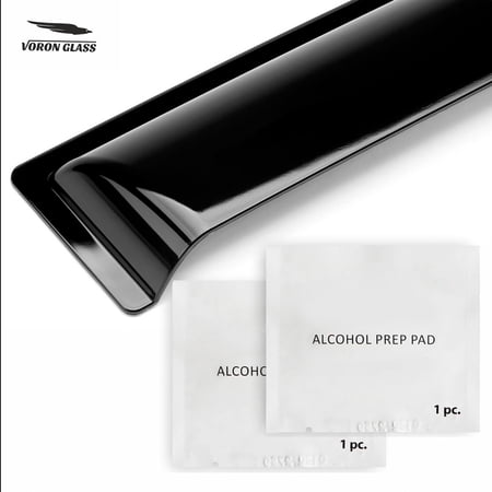 Voron Glass Tape-on Extra Durable Rain Guards for Jeep Grand Cherokee 2022-2026, Window Deflectors, Vent Window Visors, 6 Pieces - 100871