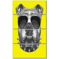 thumbnail image 2 of Funny English Bulldog with Collar - Contemporary Animal Art Canvas, 2 of 3