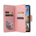 thumbnail image 5 of Case for Samsung Galaxy A21S Magnetic Leather Zipper Wallet Cover Card Holder, 5 of 5