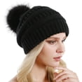 thumbnail image 4 of Clearance LILYCHAN Woman Winter Hat Warm Slouchy Beanie Hat Chunky Soft Knit Cap, 4 of 5
