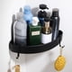 thumbnail image 5 of 1pc Wall Mount Bathroom Shelf Formado en forma de esquina almacenamiento de rack Organizador para el hogar, 5 of 6