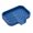 Lichen Blue, variant on Silicone Soap Dish with Drain Spout, Self-Draining Sink Organizer Tray for Bathroom and Kitchen, Sponges, Dispensers and Soap Holder, Non-Slip and Dishwasher Safe