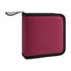 thumbnail image 1 of Estuche de almacenamiento para CD y DVD Hugo Oxford 40 discos Rojo, 1 of 10