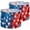 Color 2, variant on Patriotic Linen Drum Lamp Shades Abstract American Flag Paint Splashes Brush Strokes Red 13" x 13" x 10" Lampshade for Table Lamps Floor Lamps Lamp Shade Replacement Easy Assembly Required