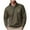 Army Green, variant on Men's Sport Hoodie Half-Zip Blouse Long Sleeve Stand-up Collar Stylish Casual Pullover Comfortable Daily Wear Ideal for Outdoor Activities Blue M