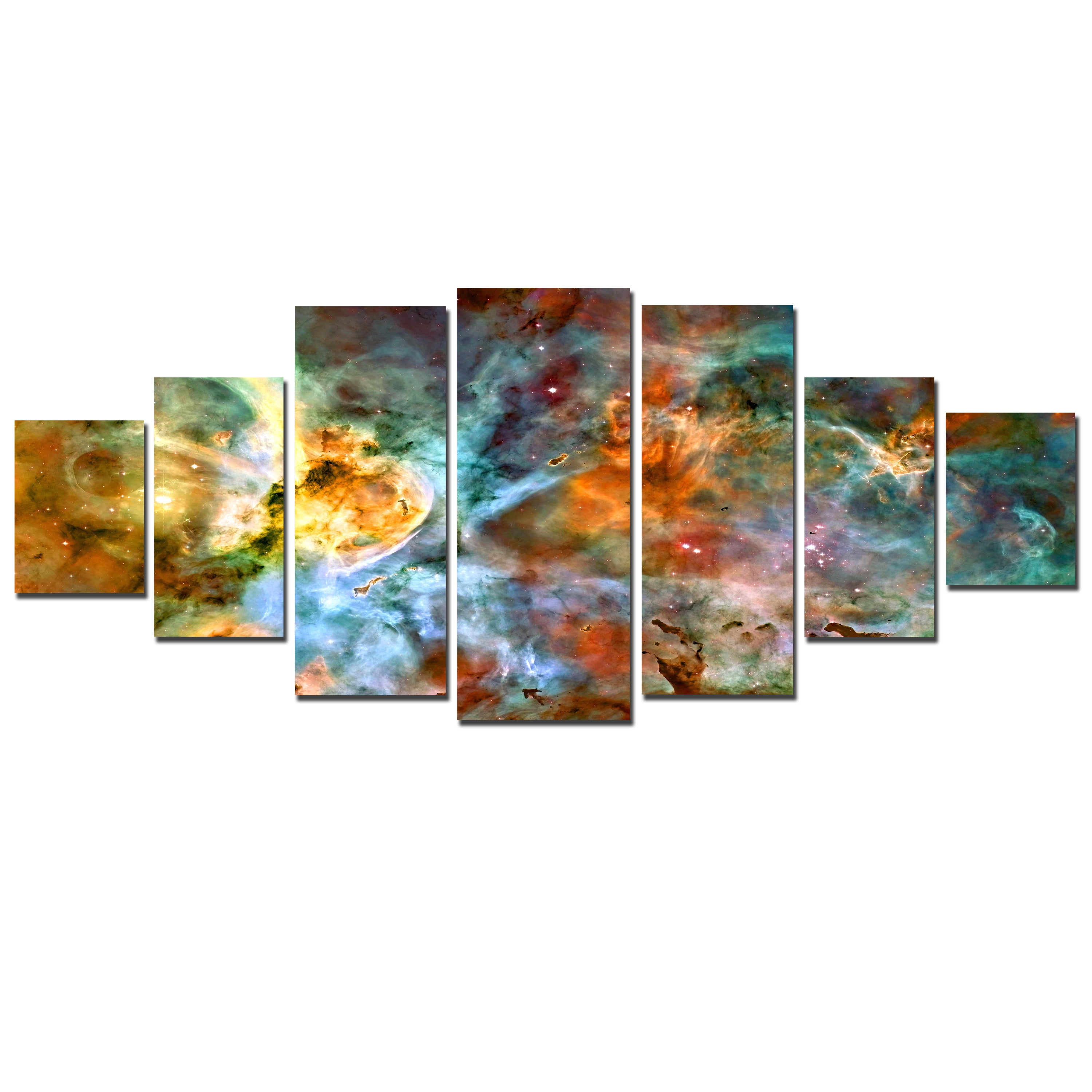 Startonight Huge Canvas Wall Art Colorful Nebula In Deep Space, Home