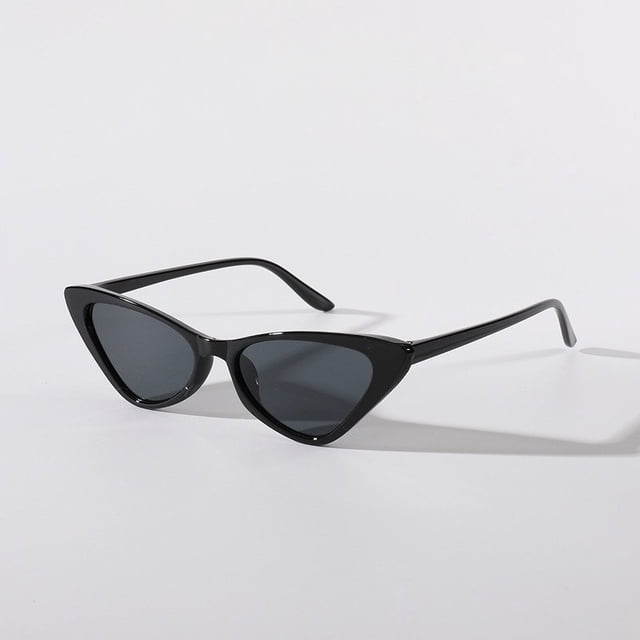 Gafas de sol de ojo de gato para mujer, gafas de sol de moda retro con montura pequeña para mujer