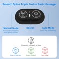 thumbnail image 5 of 3 in 1 Back Massager, Lower Back Massager - Massager with Heat,Vibration,Traction Lumbar Support Pillow for Lower Back Pain Relief, 5 of 8