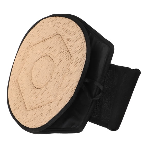 GOOHOCHY Mesh Swivel Seat Cushion for Car Nonslip and Comfortable for Women Beige 360 Degree Rotation
