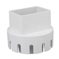 thumbnail image 3 of Durable Plastic Downspout Adapter, Connects Rain Gutters  Drainage Pipes With Screws, 3 of 6