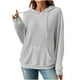 thumbnail image 2 of Abrigo y chaquetas casuales con capucha y manga larga para mujer, abrigo informal con cuello con capucha y bolsillos degradados de verano para mujer, abrigo de manga larga para mujer, 2 of 7