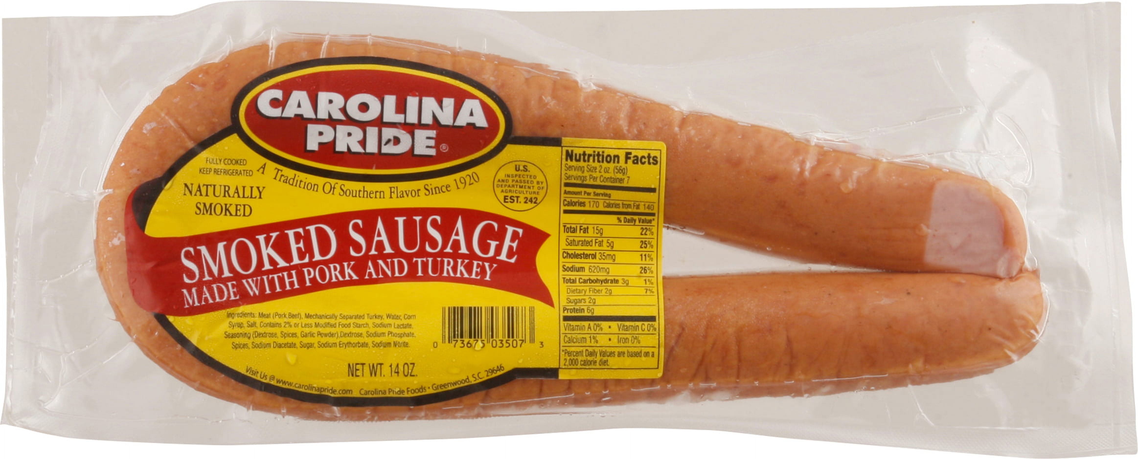 Carolina pride smoked outlet sausage