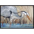 thumbnail image 1 of Carolines Treasures JMK1013MAT Blue Heron In The Reeds Indoor & Outdoor Mat- 18 x 27 in., 1 of 4