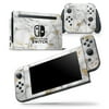 Marble & Digital Gold Foil V8 - Skin Wrap Decal Compatible with the Nintendo Switch Wii (2006)