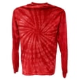 thumbnail image 6 of Ross Geller Tie Dye Red Sweater Long Sleeve Shirt - Mens Small, 6 of 8