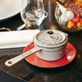 thumbnail image 2 of Staub Cast Iron 0.25-qt Mini Saucepan - Graphite Grey, 2 of 3