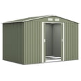 thumbnail image 1 of Outsunny 9.1'x 6.4' x 6.3' Garden Storage Shed w/ Steel Foundation Kit, 1 of 10