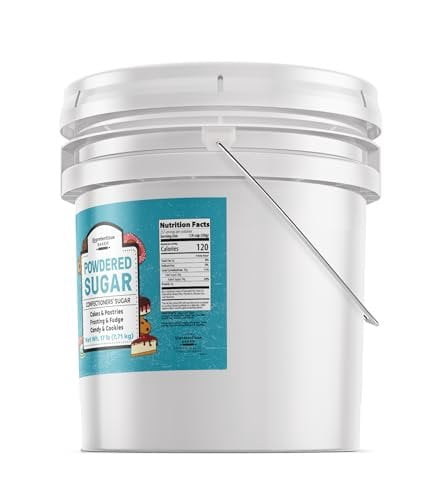 Unpretentious Powdered Sugar, Confectioners Sugar, For Baking, Candy Making, Desserts 272 Ounces