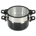 thumbnail image 2 of Kenmore Elite Grayson Black 9-Piece Aluminum Stackable Cookware Set, 2 of 20