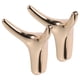 thumbnail image 1 of RENACLIPY 2Ud Gancho Dorado Cuerno Metal Para Colgar Toallas Y Bolsos En Casa, 1 of 8