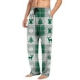 thumbnail image 6 of Xcmzpl Men's Flannel Pajama Pants Christmas Gnome Snowflakes Sleep Lounge PJ Bottoms Plaid Sleep Pants Sleepwear with Pocket, 6 of 10