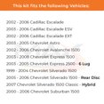 thumbnail image 2 of Max Advanced Brakes - Brake Kit for 2002-2006 Cadillac Escalade 2003-2005 GMC Safari 2000-2006 GMC Yukon Front Replacement Disc Brake Rotors and Ceramic Brake Pads, 2 of 9