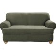 thumbnail image 1 of Housse Stretch Suede pour causeuse de Sure Fit, 1 of 3