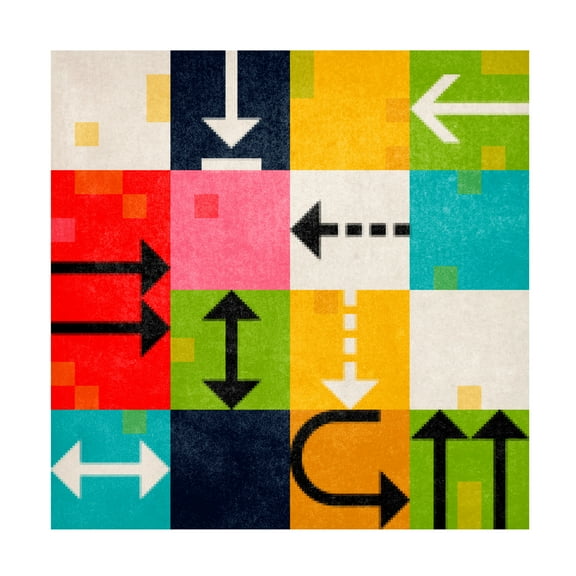 Trademark Fine Art June Erica Vess Cheat Code I Canvas Wall Art