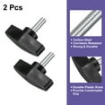 thumbnail image 3 of 2Pack Metric Carbon Steel Clamping Screw Knob t Shaped Thumb Screws M8 x 25mm, 3 of 5