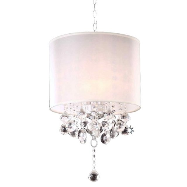 Ore International K-5110H 21-Inch Crystal Chandelier, Silver