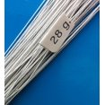thumbnail image 2 of Alambre floral cubierto de algodón blanco calibre 28: 100 pies (100 cables) por paquete (30,5 m) en longitudes de 12 pulgadas (30,5 cm), 2 of 3