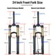 thumbnail image 4 of Horquillas para bicicletas Horquillas de suspensión para bicicletas de alto rendimiento - Aleación de aluminio Rápido, 4 of 8