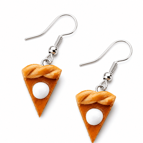 AURENIX Drop Earrings, Pumpkin Pie Earrings, Aesthetic Thanksgiving Earrings, Women Dangle Earrings for Thanksgiving Harvest Festival