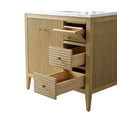 thumbnail image 2 of Vanity Art 36" Double Door Bathroom Vanity with Sink, Freestanding Storage Cabinet with Engineered Marble Top, Flip Down Tray, Drawer, and Shelf, 2 of 8