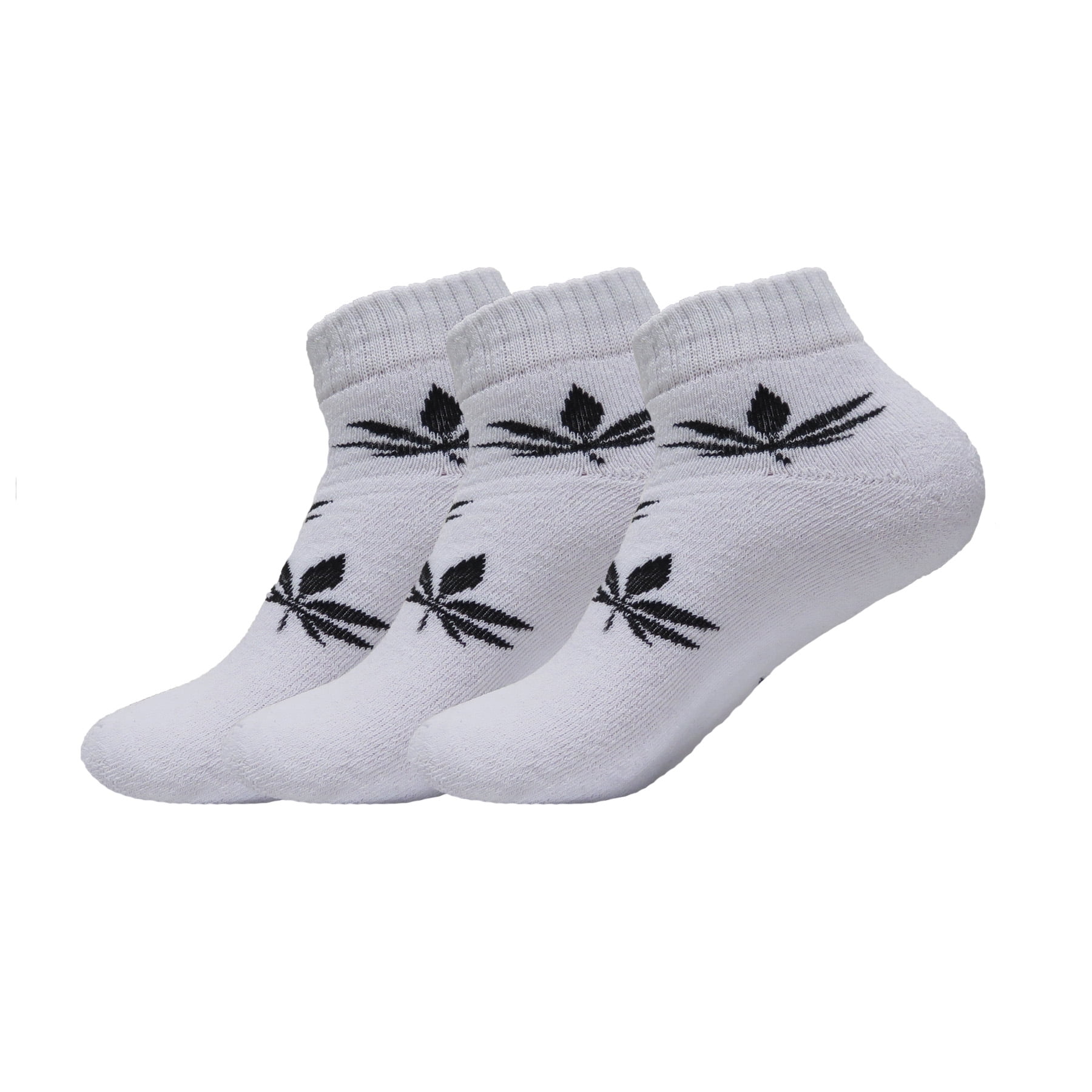 White Leaf Cotton Sports Socks?2 Packs
