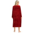 thumbnail image 5 of Baywell Elegant Nightgowns for Women, Velvet Warm Long-sleeve Sleepwear Gown for Mom or Granny Red US 14, 5 of 7