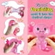thumbnail image 3 of Pelota antiestrés Squishies de ajolote EQOA, juguete fidget rosa, 3 of 5