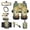 Green - Alpaca Flower, variant on LedBack Cat Flower Print Car Seat Covers Full Set with Accessories for Women Universal Fit High Back Bucket Seat Covers for Car Front and Back Seats, Auto Interior Decor, Easy to Install