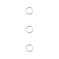 thumbnail image 3 of QualitChoice 50 Pieces Binder Rings Circle DIY Opening Albums Book Hoops for Home Notepad Cards Scrapbook Craft Paper Binding Silver inner 25mm 3PCS, 3 of 6