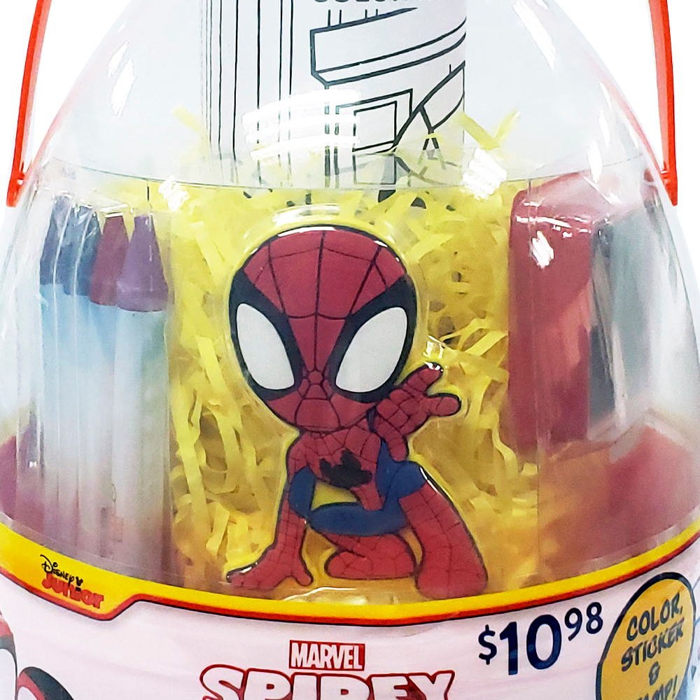 Mochila preescolar con carro Spidey and friends