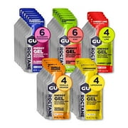 GU Energy Roctane Ultra   Endurance Energy Gel,  24-Count,  Quick On-The-Go  Fuel, Fast  Acting  Sports Nutrition for   Running and Cycling, Assorted   Flavors (Packaging May  Vary)